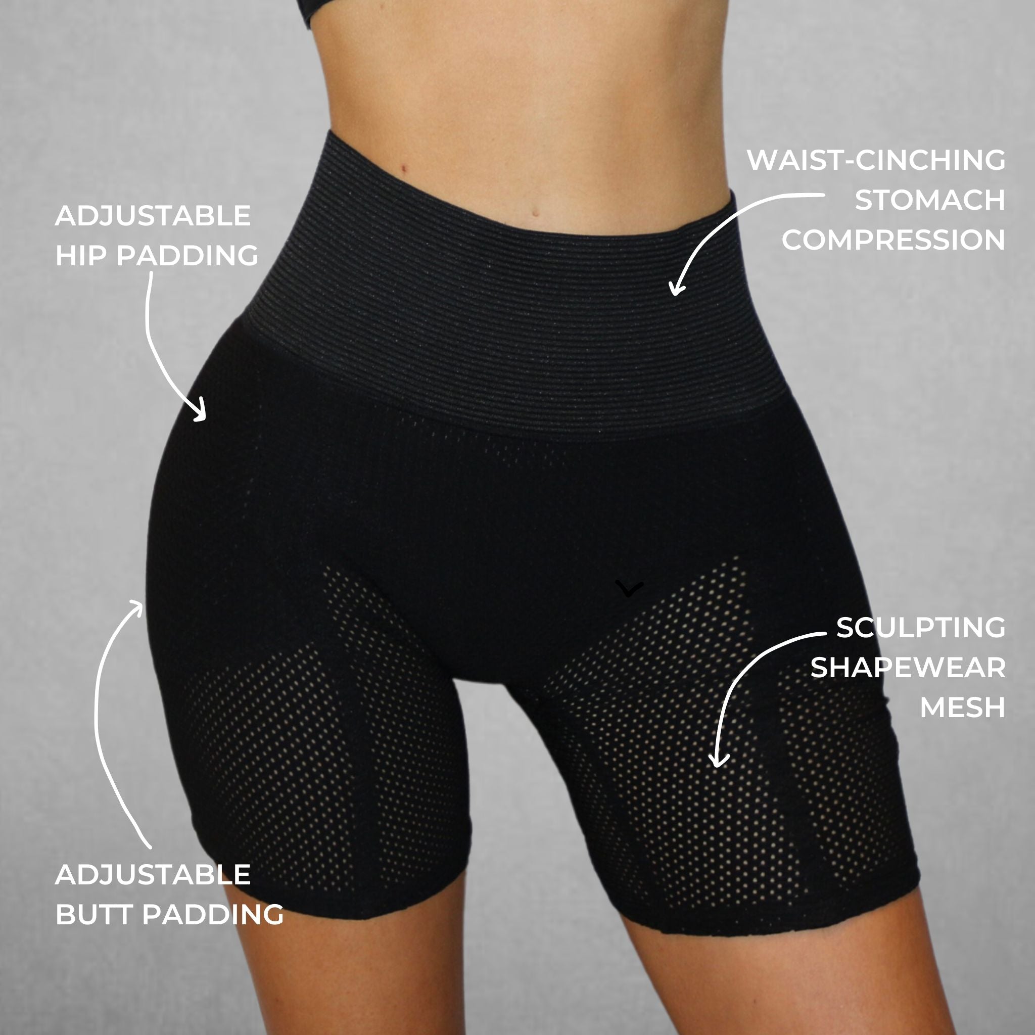 The Butt Bra™ - Low Waisted - Black