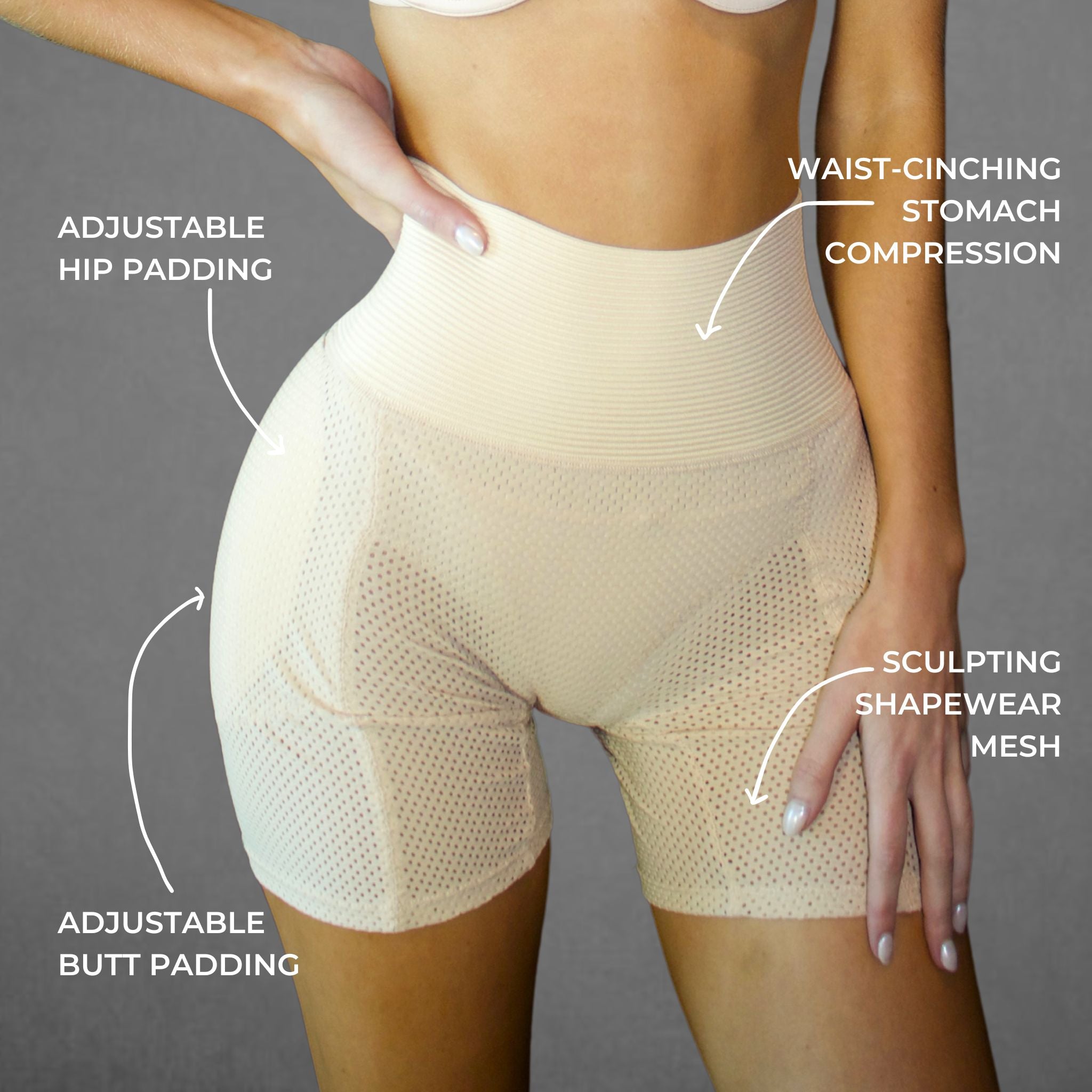 The Butt Bra™ - Low Waisted - Nude